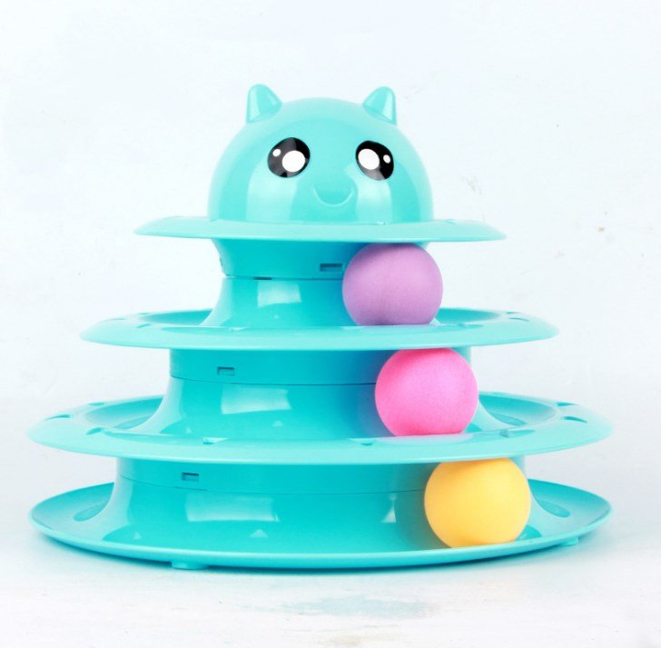 4 - Tier Cat Toy Carousel - PetEase