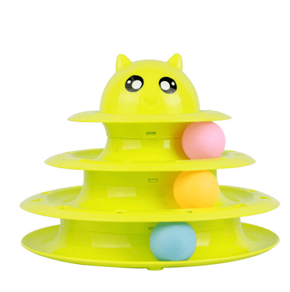 4 - Tier Cat Toy Carousel - PetEase