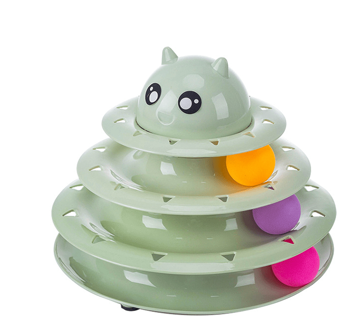 4 - Tier Cat Toy Carousel - PetEase