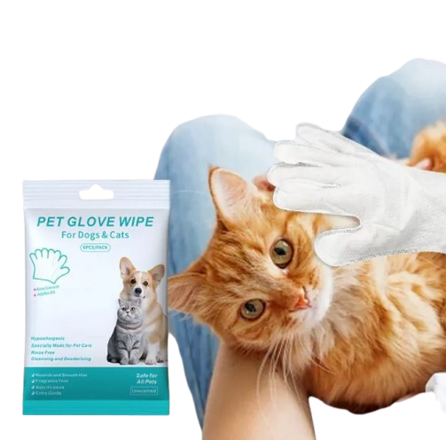 Pet Cleaning Gloves & Wipes PetEase 