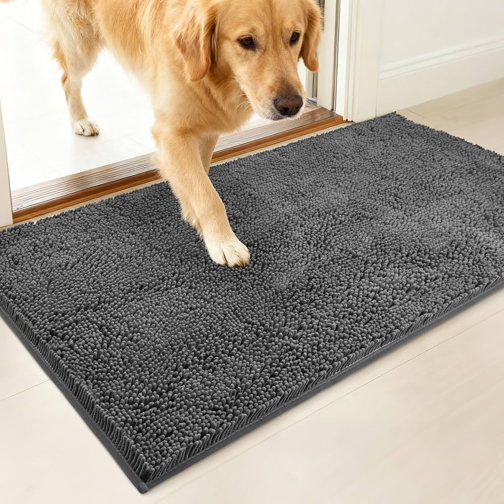 Absorbent Muddy Paw Dog Mat - PetEase