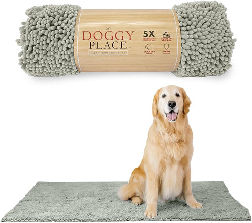 Absorbent Muddy Paw Dog Mat - PetEase