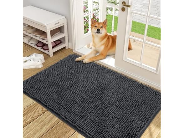 Absorbent Muddy Paw Dog Mat - PetEase