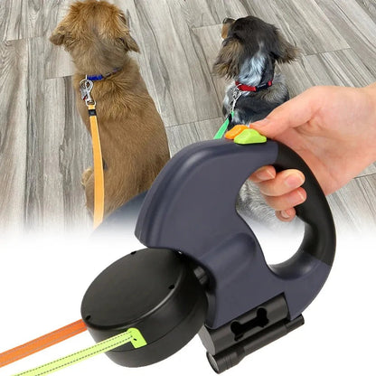 Dual Retractable Dog Leash - PetEase