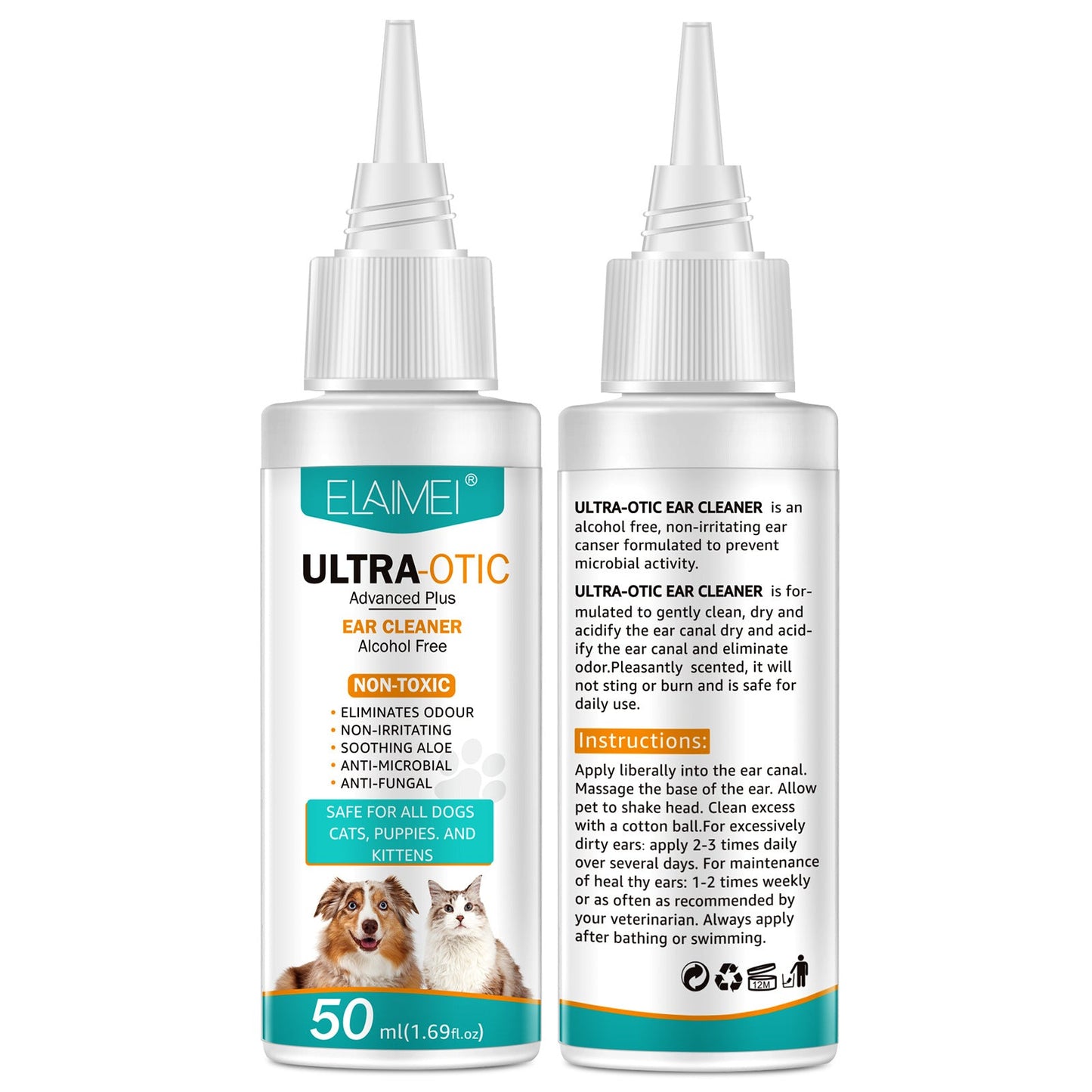 Pet Ear Cleaner 50ml - PetEase